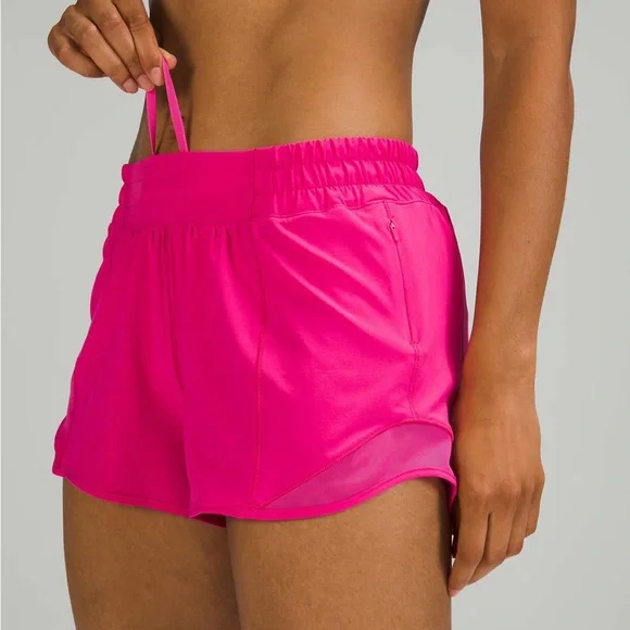 Lululemon Hotty Hot Low Rise Short 4" Sonic Pink - Picture 6 of 9
